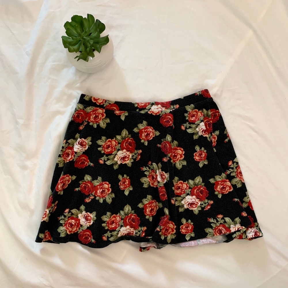 Floral Skater Skirt